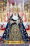 Besamanos de Nuestra Señora del Subterráneo (Iglesia de Los Terceros - Sevilla). 8 de diciembre de 2013