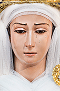 Besamanos de Nuestra Señora del Subterráneo (Iglesia de Los Terceros - Sevilla). 8 de diciembre de 2013