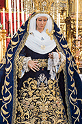 Besamanos de Nuestra Señora del Subterráneo (Iglesia de Los Terceros - Sevilla). 8 de diciembre de 2013