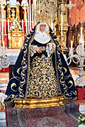 Besamanos de Nuestra Señora del Subterráneo (Iglesia de Los Terceros - Sevilla). 8 de diciembre de 2013