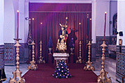 Besapiés de Nuestro Padre Jesús Nazareno (Iglesia de San Francisco - Capilla de los Dolores) (Lebrija (Sevilla). 16 de marzo de 2014