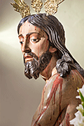 Besapiés de despedida de Nuestro Padre Jesús atado a la columna, con motivo de su retirada del Culto por su próxima restauración por parte del IAPH (Ermita del Castillo - Lebrija (Sevilla) - 5 de octubre de 2014
