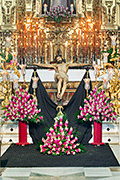 Besapiés del Santísimo Cristo Yacente (María Santísima de las Angustias) (Iglesia de Nuestra Señora del Carmen - Sanlúcar de Barrameda (Cádiz) - 2 de noviembre de 2014