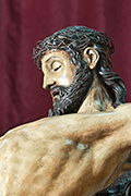 Besapiés del Santísimo Cristo Yacente (María Santísima de las Angustias) (Iglesia de Nuestra Señora del Carmen - Sanlúcar de Barrameda (Cádiz) - 2 de noviembre de 2014