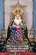 Besapiés del Santísimo Cristo Yacente (María Santísima de las Angustias) (Iglesia de Nuestra Señora del Carmen - Sanlúcar de Barrameda (Cádiz) - 2 de noviembre de 2014