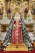 Besamanos de María Santísima de los Dolores (Iglesia Conventual de San Francisco- Lebrija (Sevilla) - 21 de diciembre de 2014