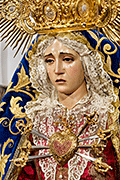 Besamanos de María Santísima de los Dolores (Iglesia Conventual de San Francisco- Lebrija (Sevilla) - 21 de diciembre de 2014