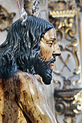 Besapiés de Nuestro Padre Jesus atado a la columna y azotes (Iglesia de San Antonio). 21 de marzo de 2014.