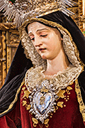 Besamanos de la Santísima Virgen de los Dolores (Capilla del Hospital de San Juan de Dios) (Cádiz). 3 3 al 6 de abril de 2014
