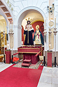 Besapiés de Nuestro Padre Jesus del Amor despojado de sus vestiduras (Santuario de María Auxiliadora coronada) (Cádiz). Viernes de Dolores, 11 de abril de 2014