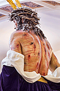 Besapiés de Nuestro Padre Jesus del Amor despojado de sus vestiduras (Santuario de María Auxiliadora coronada) (Cádiz). Viernes de Dolores, 11 de abril de 2014