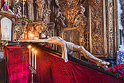 Besapiés del Santísimo Cristo de las Lágrimas y Buen Viaje (Capilla-Santuario de la Divina Pastora) (Cádiz). Viernes de Dolores, 11 de abril de 2014