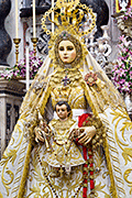 Besamanos de Nuestra Señora del Rosario Coronada, Patrona de Cádiz, con motivo del Triduo de preparación de la Fiesta de Pentecostés (Cádiz). 4, 5 y 6 de junio de 2014