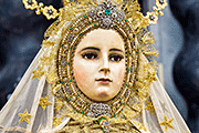 Besamanos de Nuestra Señora del Rosario Coronada, Patrona de Cádiz, con motivo del Triduo de preparación de la Fiesta de Pentecostés (Cádiz). 4, 5 y 6 de junio de 2014
