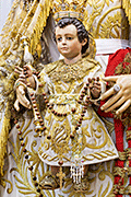 Besamanos de Nuestra Señora del Rosario Coronada, Patrona de Cádiz, con motivo del Triduo de preparación de la Fiesta de Pentecostés (Cádiz). 4, 5 y 6 de junio de 2014
