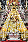 Besamanos de Nuestra Señora del Rosario Coronada, Patrona de Cádiz, con motivo del Triduo de preparación de la Fiesta de Pentecostés (Cádiz). 4, 5 y 6 de junio de 2014
