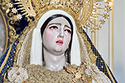 Besamanos de Nuestra Señora de la Luz, con motivo del Triduo Eucarístico y en su honor, durante los dias del mismo (Iglesia de Nuestra Señora del Pilar - Cádiz). 12, 13 y 14 de junio de 2014