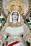 Besamanos de Nuestra Señora de la Luz, con motivo del Triduo Eucarístico y en su honor, durante los dias del mismo (Iglesia de Nuestra Señora del Pilar - Cádiz). 12, 13 y 14 de junio de 2014