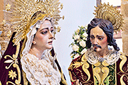 Besamanos de María Santísima de la Trinidad, con motivo del Triduo Eucarístico con motivo de la Festividad de la Santísima Trinidad, durante los dias del mismo (Iglesia de Sagrario de la Santa Cruz (Catedral Vieja) - Cádiz). 11, 12 y 13 de junio de 2014
