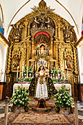 Exposición al Culto de Nuestra Señora del Buen Suceso - Hermandad de la Santa Caridad (Iglesia de San Juan de Dios - Cádiz) tras su reciente restauración. 15 de agosto de 2014