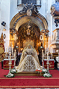 Besamanos de María Santísima de la Caridad (Iglesia de San Lorenzo Mártir - Cádiz). 4, 5 y 6 de septiembre de 2014