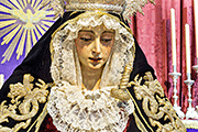 Triduo y Besamanos de María Santísima de las Lágrimas (Iglesia de Santiago Apóstol - Cádiz). 11, 12, 13 y 15 de septiembre de 2014