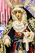 Triduo y Besamanos de María Santísima de las Lágrimas (Iglesia de Santiago Apóstol - Cádiz). 11, 12, 13 y 15 de septiembre de 2014