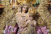 Besamanos de Nuestra Señora de los Desamparados (Iglesia del Santo Ángel Custodio - Cádiz). 13 de septiembre de 2014