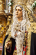 Besamanos de María Santísima de los Dolores (Iglesia de Santa María - Cádiz) - 15 de septiembre de 2014