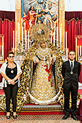 Besamanos de María Santísima del Rosario en sus Misterios Dolorosos (Iglesia de Sagrario de la Santa Cruz (Catedral Vieja) - Cádiz). 12 de octubre de 2013