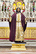 Besamanos de Nuestro Padre Jesús del Milagro en la Sagrada Cena (Iglesia de Santo Domingo (Cádiz). 22 de noviembre de 2013