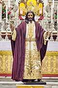 Besamanos de Nuestro Padre Jesús del Milagro en la Sagrada Cena (Iglesia de Santo Domingo (Cádiz). 22 de noviembre de 2013