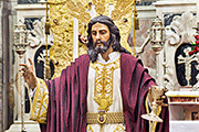 Besamanos de Nuestro Padre Jesús del Milagro en la Sagrada Cena (Iglesia de Santo Domingo (Cádiz). 22 de noviembre de 2013