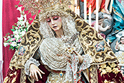 Besamanos de María Santísima del Rosario en sus Misterios Dolorosos (Iglesia de Sagrario de la Santa Cruz (Catedral Vieja) - Cádiz). 10 de octubre de 2014