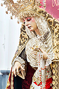 Besamanos de María Santísima del Rosario en sus Misterios Dolorosos (Iglesia de Sagrario de la Santa Cruz (Catedral Vieja) - Cádiz). 10 de octubre de 2014