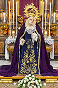 Besamanos de María Santísima de la Piedad (Iglesia de Nuestra Señora de la Merced (Cádiz). 21 de noviembre de 2013