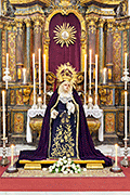 Besamanos de María Santísima de la Piedad (Iglesia de Nuestra Señora de la Merced (Cádiz). 21 de noviembre de 2013