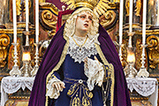 Besamanos de María Santísima de la Piedad (Iglesia de Nuestra Señora de la Merced (Cádiz). 21 de noviembre de 2013