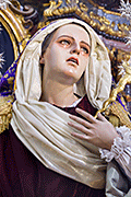 Besapiés de María Santísima de la Piedad (Iglesia de Nuestra Señora de la Merced - Cádiz) - 21 de noviembre de 2014