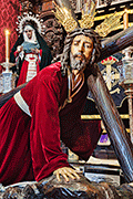 Besapiés de Nuestro Padre Jesús del Soberano Poder en su Prendimiento (Basílica de Santa María de la Asunción) (Arcos de la Frontera - Cádiz). 29 de marzo de 2014