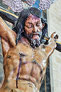 Besapiés de Nuestro Padre Jesús del Soberano Poder en su Prendimiento (Basílica de Santa María de la Asunción) (Arcos de la Frontera - Cádiz). 29 de marzo de 2014