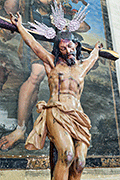 Besapiés de Nuestro Padre Jesús del Soberano Poder en su Prendimiento (Basílica de Santa María de la Asunción) (Arcos de la Frontera - Cádiz). 29 de marzo de 2014