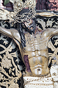 Besapiés del Santísimo Cristo del Vera-Cruz (Iglesia del Hospital de San Juan de Dios) (Arcos de la Frontera - Cádiz). Domingo de Ramos, 13 de abril de 2014
