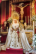 Besamanos de María Santísima de la Soledad (Capilla del Santísimo Cristo de las Misericordias - Chipiona (Cádiz). 15 de agosto de 2014
