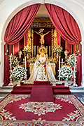 Besamanos de María Santísima de la Soledad (Capilla del Santísimo Cristo de las Misericordias - Chipiona (Cádiz). 15 de agosto de 2014