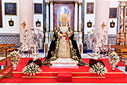 Besamanos de María Santísima de los Dolores (Iglesia de Nuestra Señora de la O - Chipiona (Cádiz). 15 de agosto de 2014
