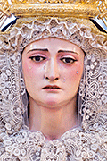 Besamanos de María Santísima de los Dolores (Iglesia de Nuestra Señora de la O - Chipiona (Cádiz). 15 de agosto de 2014