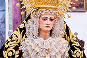 Besamanos de María Santísima de los Dolores (Iglesia de Nuestra Señora de la O - Chipiona (Cádiz). 15 de agosto de 2014