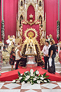 Besamanos de Nuestra Señora de Regla, Patrona de Chipiona (Santuario de Nuestra Señora de Regla - Chipiona (Cádiz). 9 de septiembre de 2014