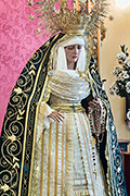 Besamanos de María Santísima de la Amargura (Iglesia de San Joaquin) (El Puerto de Santa María (Cádiz). 23 de marzo de 2014